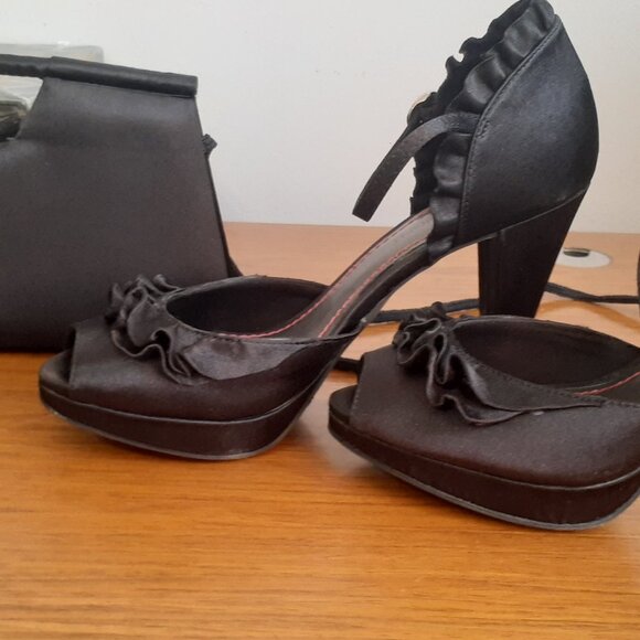 Sac et soulier 6 talons 4 pouces pour soirée - Picture 9 of 9